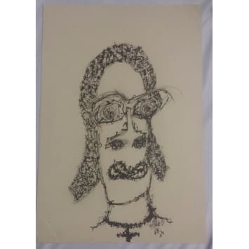 Gravura Pintura Desenho Em Papel Grosso Autor Desconhecido16