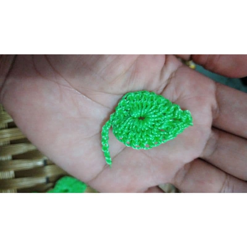 50 Folhas/artesanato/mine-folhas De Crochê Pra Aplicação  Em Artesanatos Em Geral