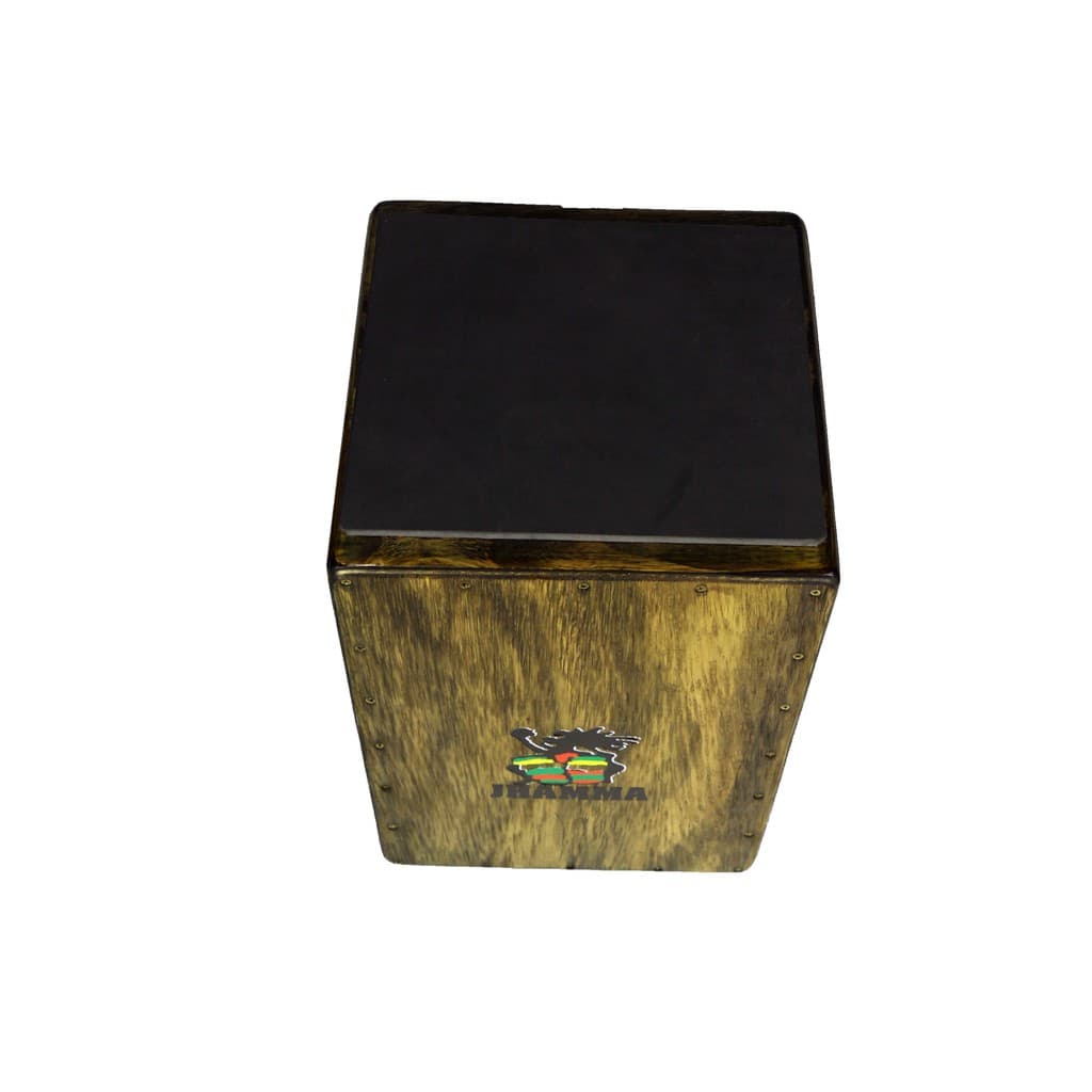 Cajon Reto Acústico Jhamma Percussões Rustic