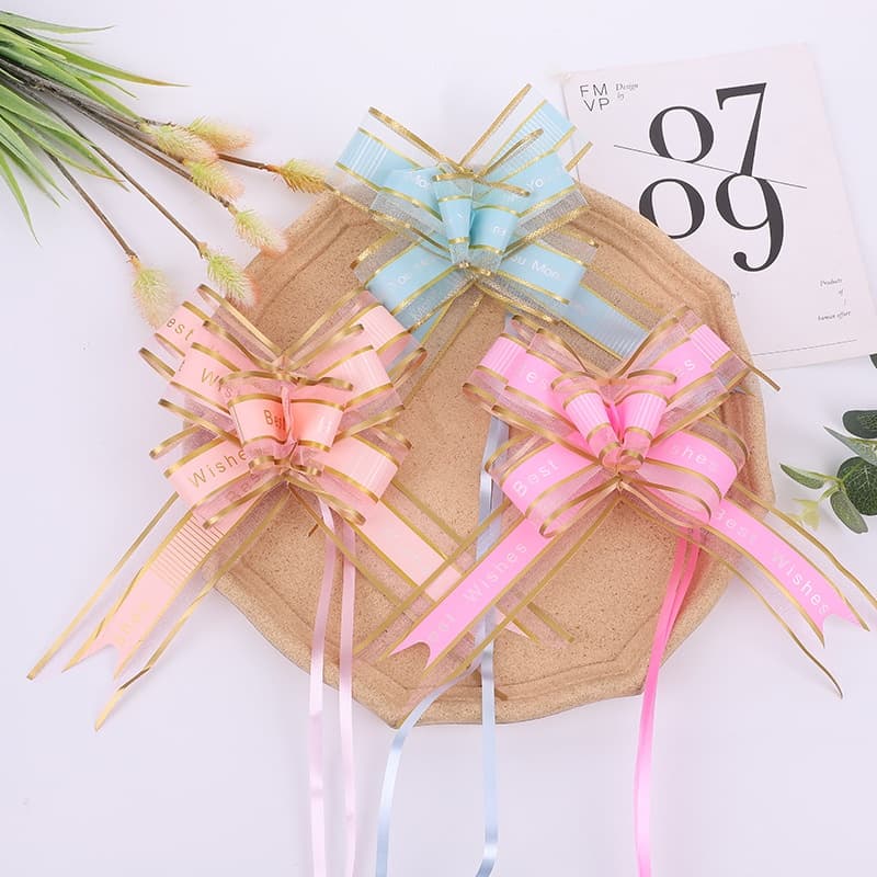 10 Peças Fita De Seda Floral Puxar Para Decoração De Casamento Festa De Aniversário Dia Dos Namorados Faça Você Mesmo