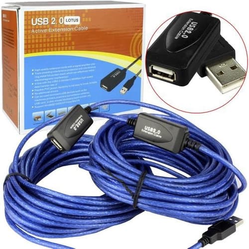 Extensão Cabo Usb 2.0 Ativo 15m 15 Metros