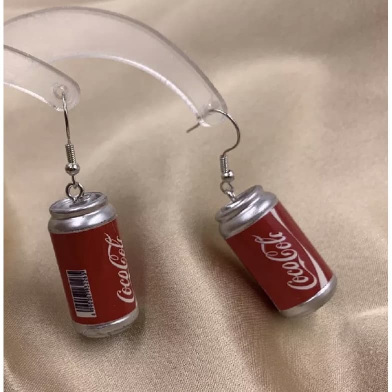Brinco Lata de Coca Cola Moderna 🥤Casual Vintage