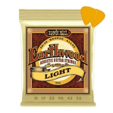 Encordoamento Ernie Ball Earthwood Violão Aço 0.11 Bronze