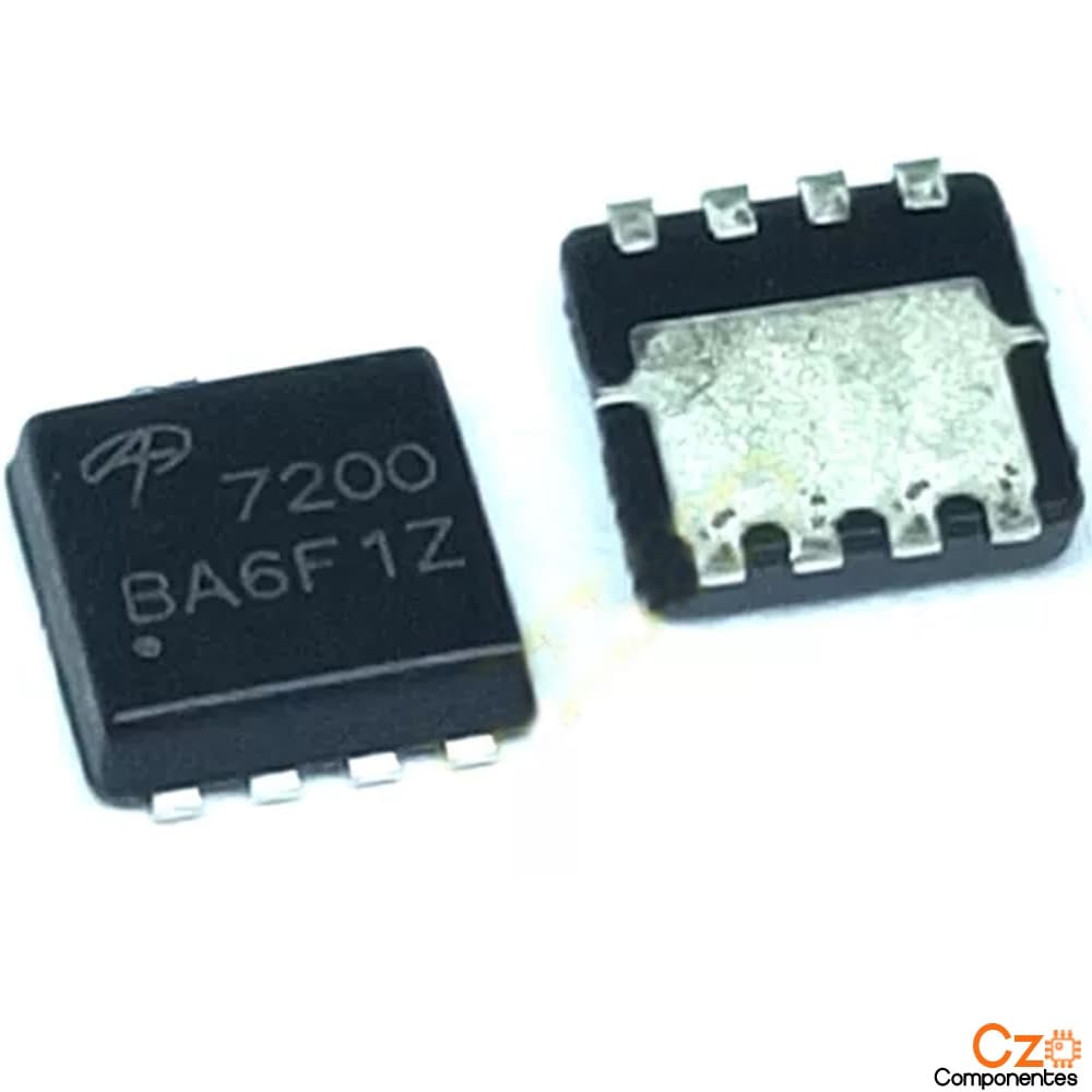 5 peças Aon7200 Mosfet N-channel Aon 7200 40a 30v Dfn8