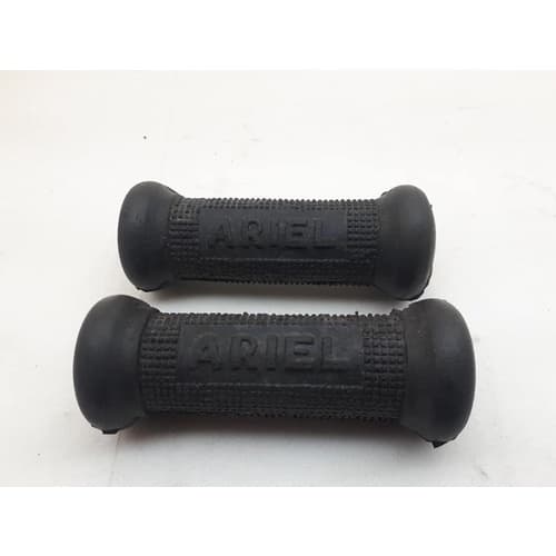 Par Borracha Pedal Moto Inglesa Ariel Original Novo