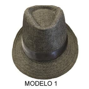 Chapéu Estilo Malandro Panama Fedora Tecido Festa Evento