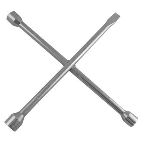 Chave De Roda Cruz 3 Bocas 17mm 19mm 21mm Com Espatula.