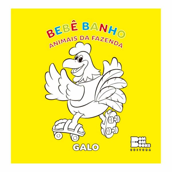Bebê Banho Colorir: Animais da Fazenda