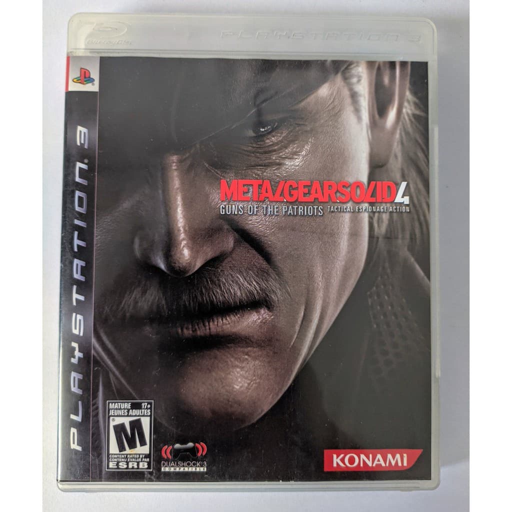 Metal Gear Solid 4 Guns Of The Patriots Original Mídia Física Ps3
