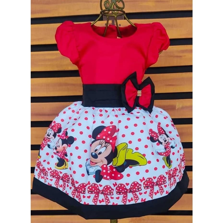 Vestido Minnie Vermelha