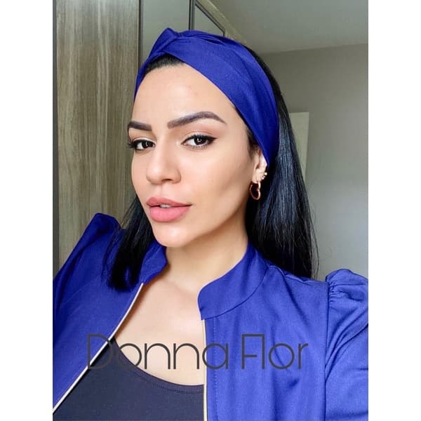 Faixa Turbante com elastano donna flor