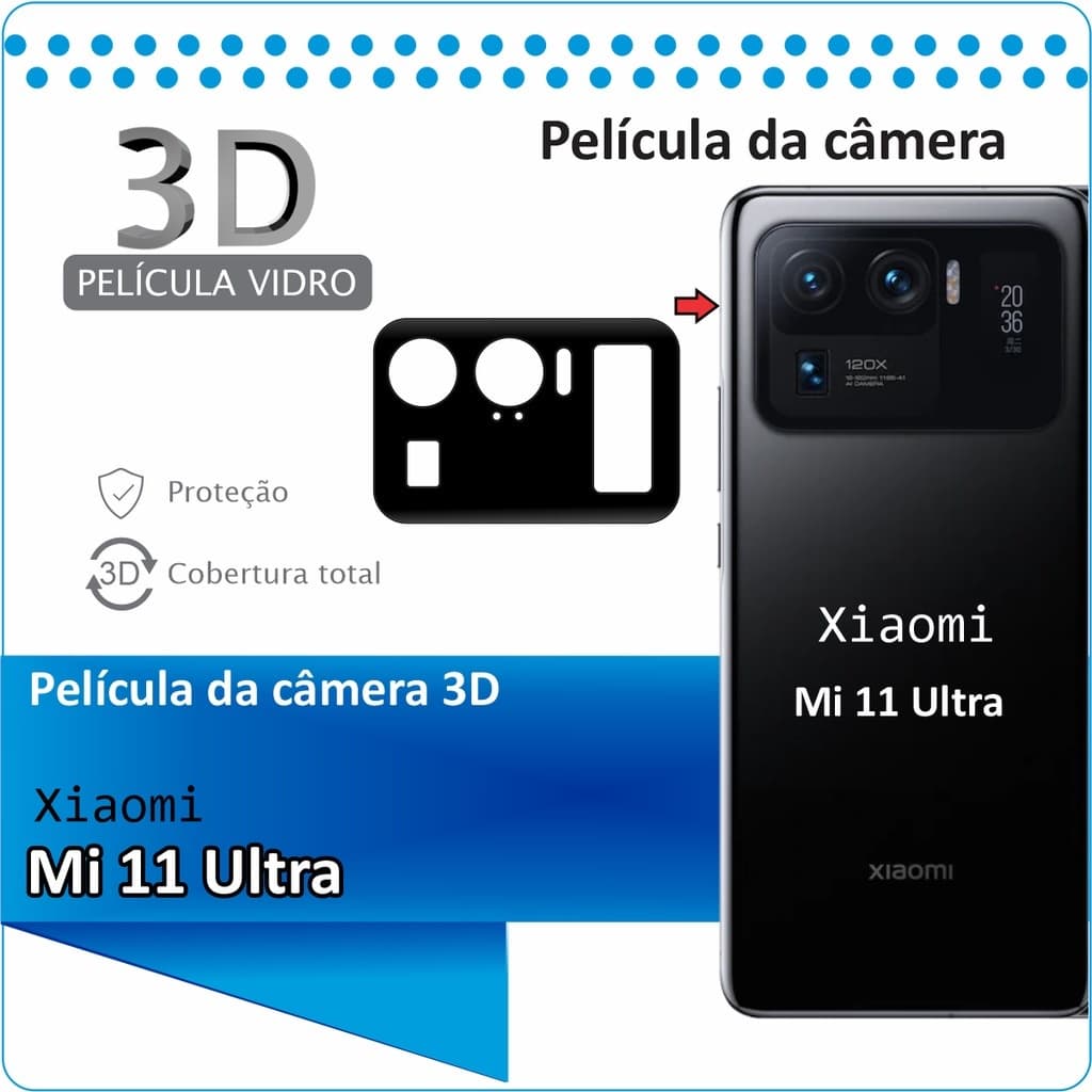 Película Nano Lente Câmera Para Xiaomi MI 11 ULTRA Natsume