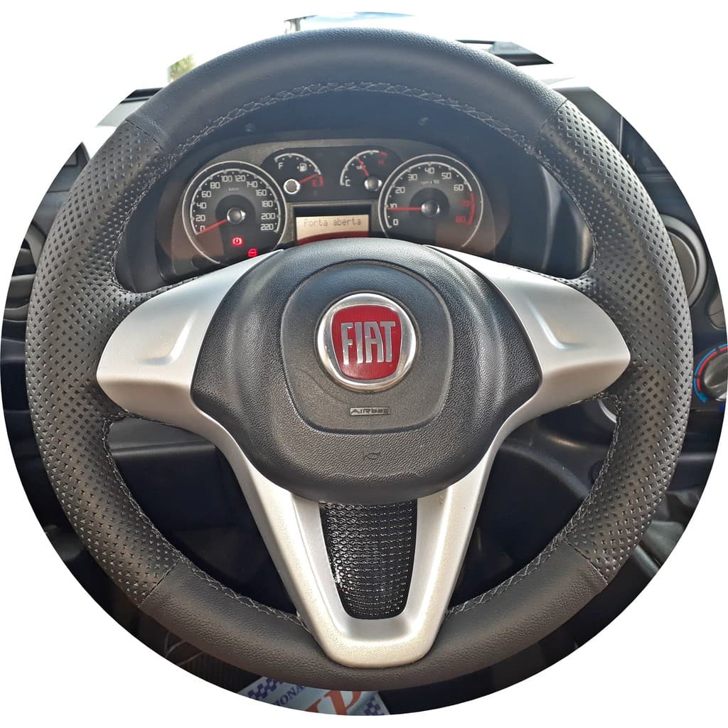 capa de volante costurada doblo/idea/strada/palio