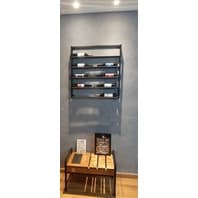 Adega Estilo Industrial Ferro Para 16 Garrafas De Vinho