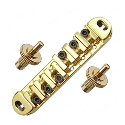 Ponte Guitarra C/ Roller E Trava Chrome Les Paul Sg Cod 122