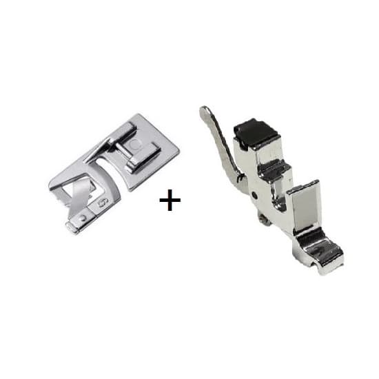 Kit 2pçs (haste De Engate Rápido Baixa C41+ Bainha Enrolada 6mm Larga C36) Para Máquina Domésticacód K1