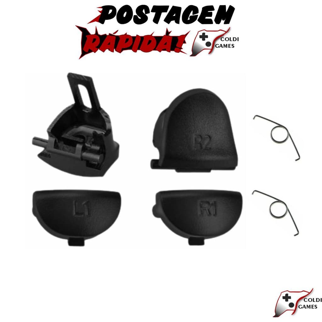 Botões Gatilhos R1 R2 L1 L2  Controle Ps4 JDS/JDM 040 050 055
