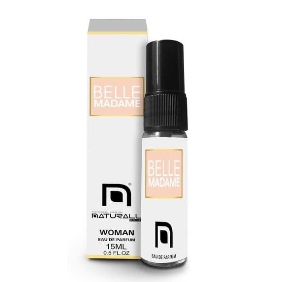 Perfume Feminino BELLE MADAME Perfume de Bolso Feminino Naturall Mix 15ml