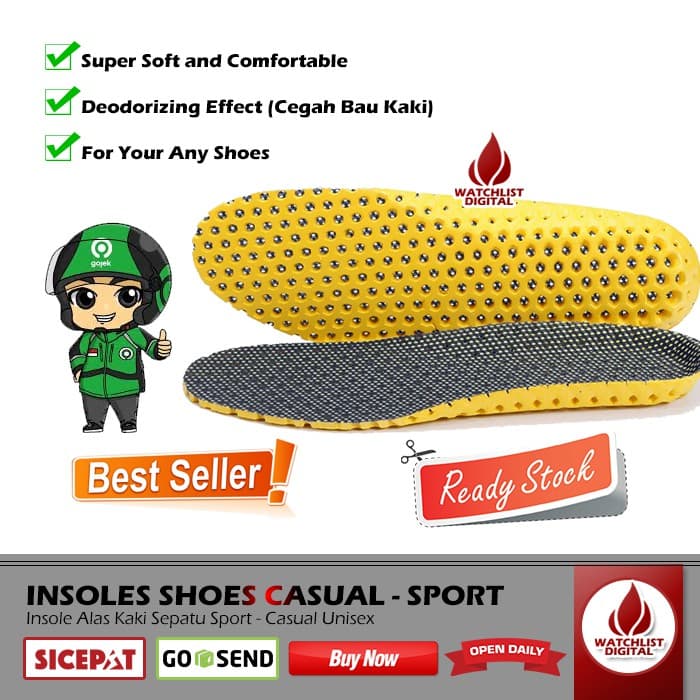 Palmilhas Sporty - Calçados Casuais Para Homens Mulheres Palmilha Insere