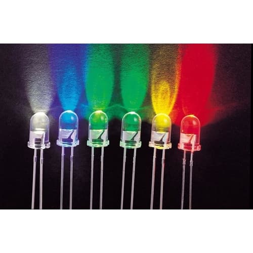Kit Led Alto Brilho 5mm 100 Und 5 Cores.