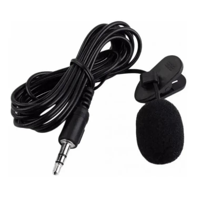 Mini Microfone De Lapela Profissional Plug P2