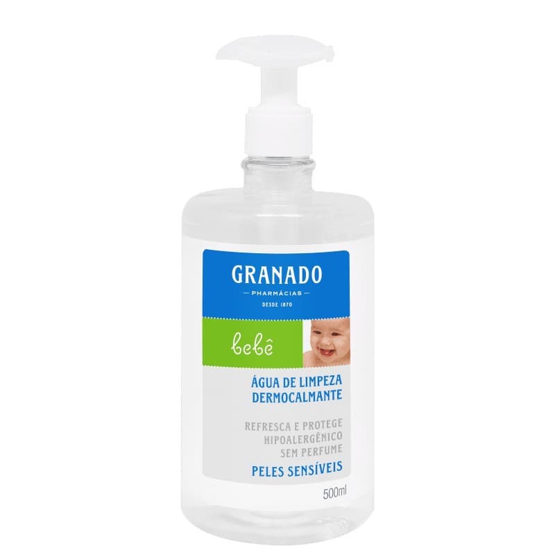 Água de Limpeza Dermocalmante Bebê Peles Sensíveis Granado 500ml