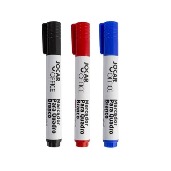 Marcador Para Quadro  Branco  Azul Preta Ou Vermelha-jocar-1 unidade