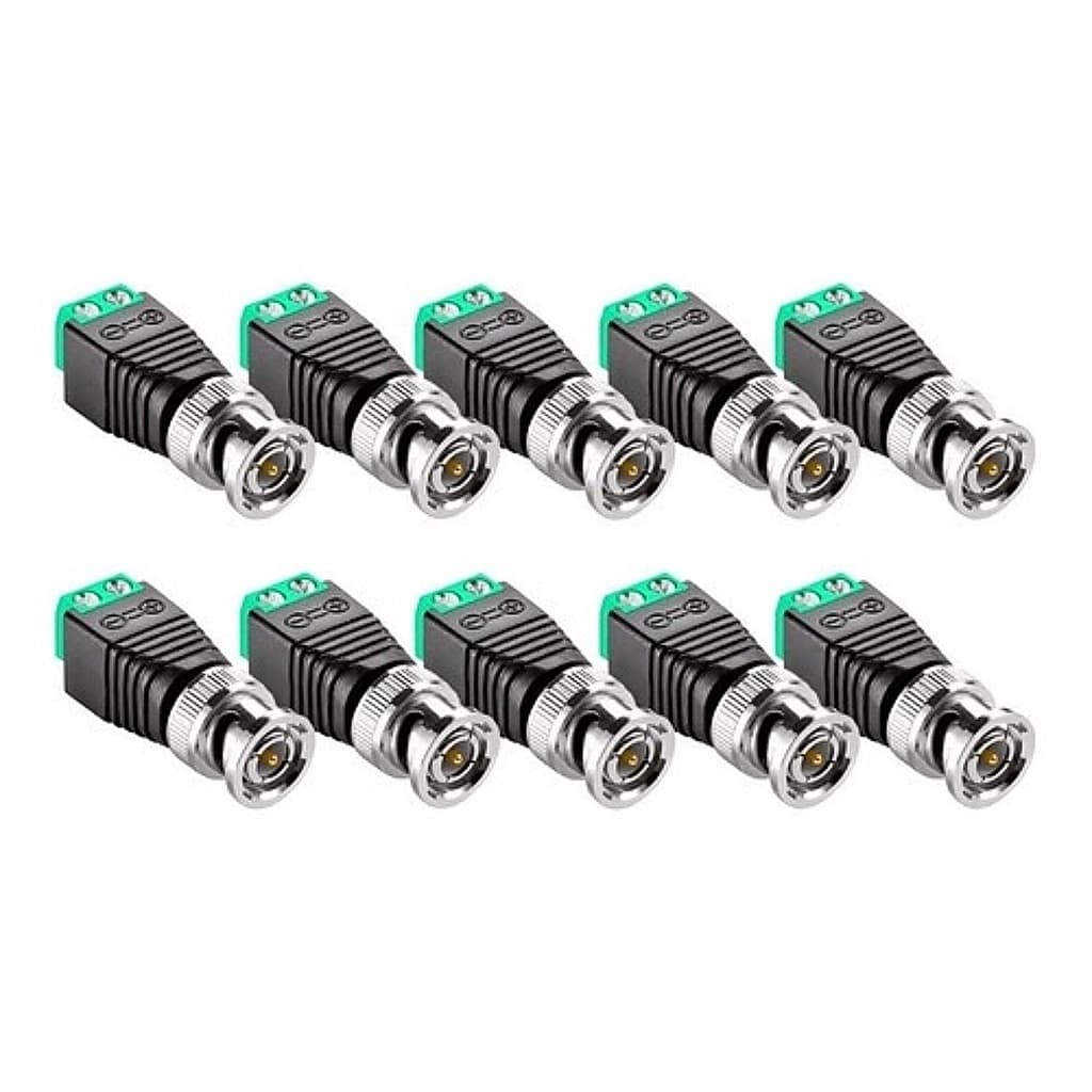 Conectores Borne BNC ou Plug P4 Macho ou Bnc Femea 6mm Para Camera De Segurança Kit 10 Kit 20 Kit 30