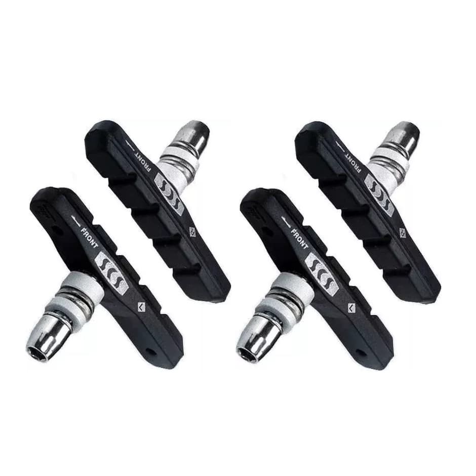 2 Pares Sapata Pastilha De Freio Bike Scs V-brake 70mm Bicicleta Mtb Original