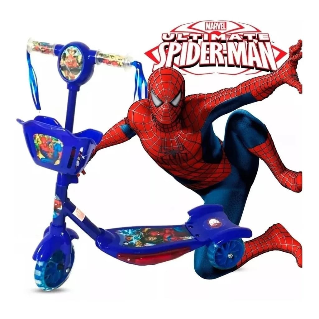 Patinete Infantil Homem Aranha. Envio Imediato