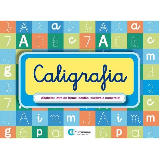 Livro Ensino Caligrafia Completo 48 Páginas - Culturama