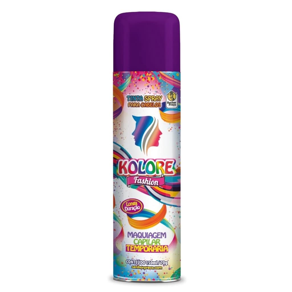 Tinta Spray Para Cabelo Kolore Fashion 150ml