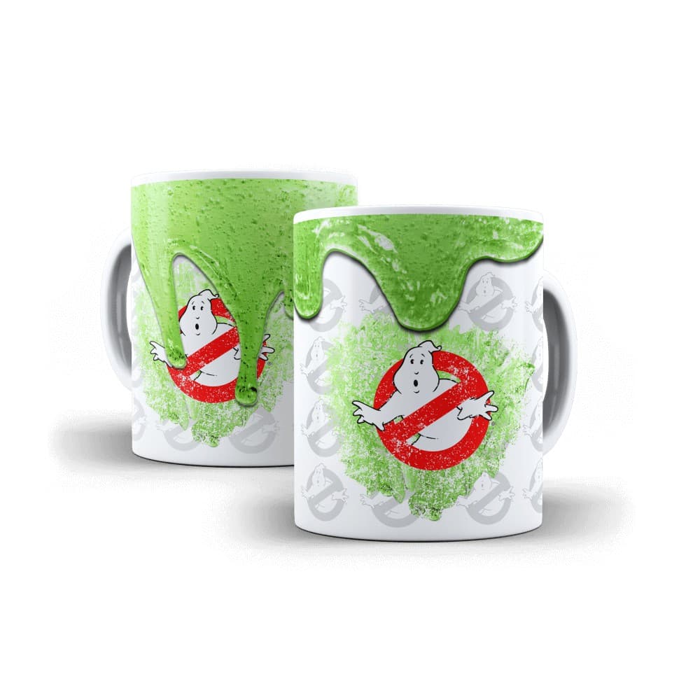 Caneca Caça Fantasmas Geleia Personalizada Porcelana