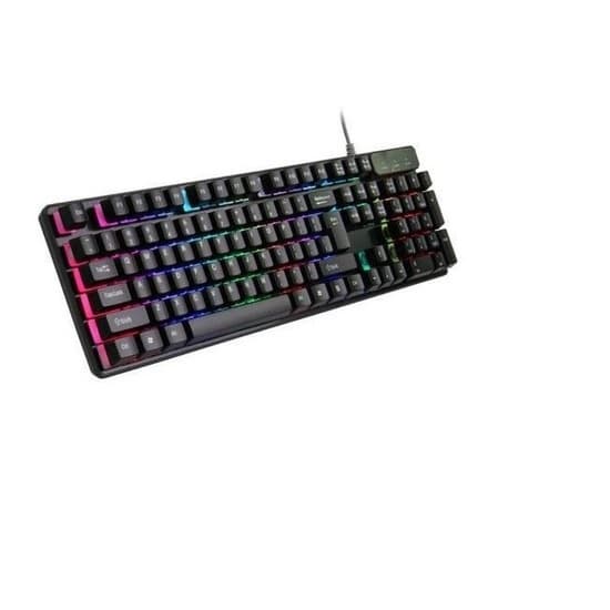 Teclado GAMER KR-6300 Iluminado cabo USB teclado led-para escritório gamer
