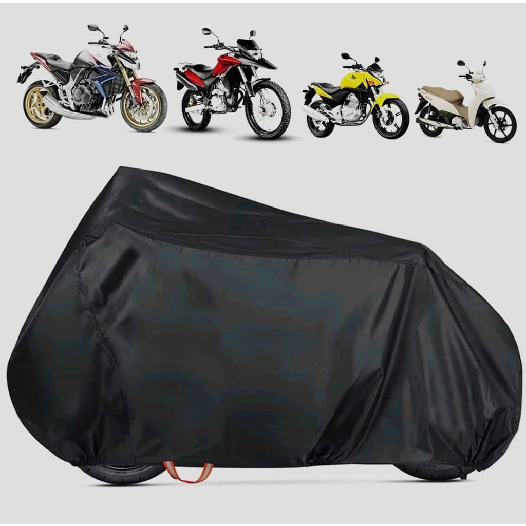 Capa Cobrir Moto yamara YBR 125 Impermeável Forrada Preta