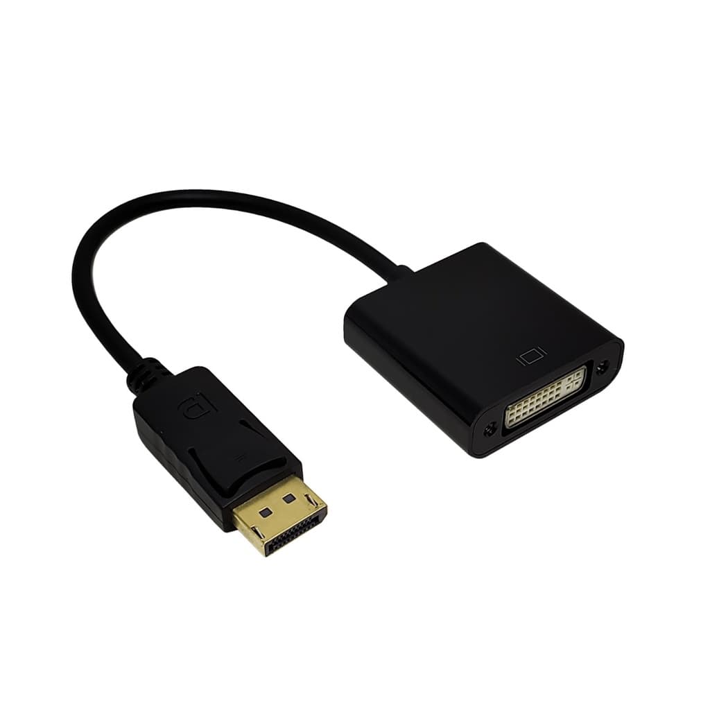 Cabo Adaptador Displayport Macho Para Dvi (24+5) Femea |para hdmi|para dvi| para monitor|para TV|jogo|filme|