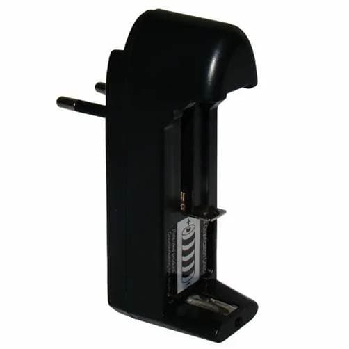 Carregador De Bateria 18650 14500 18350 Lanterna Tática T6 Police Bivolt
