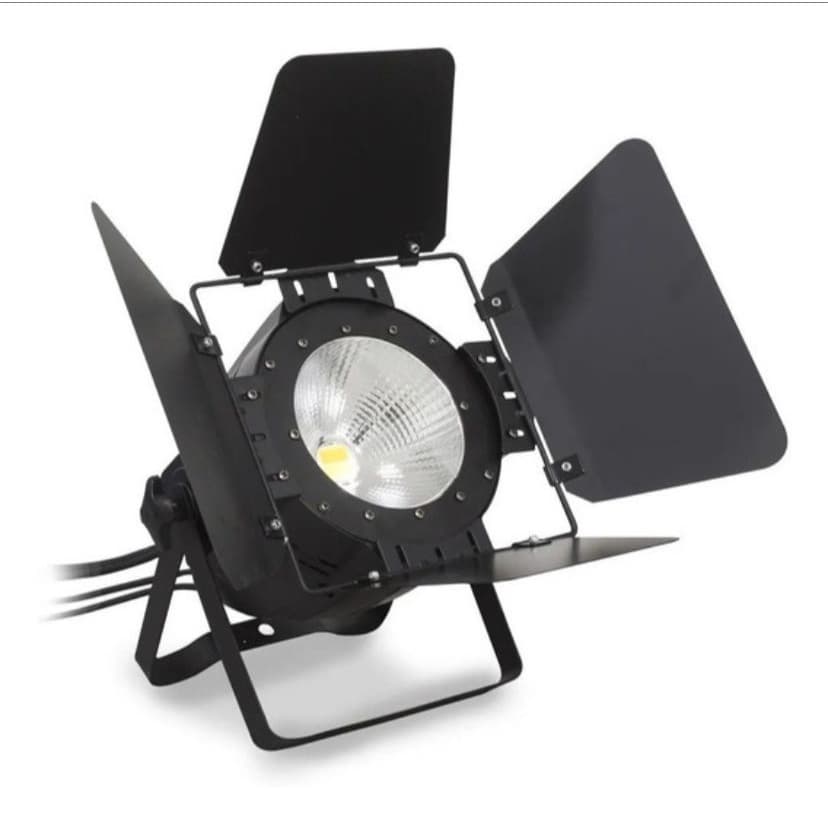 2  Cob 200W Branco Quente E Frio Dmx Com Bandoor AD LIGHT