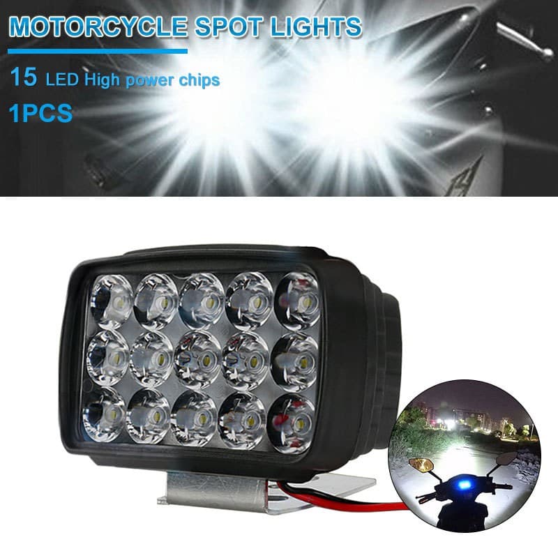 Farol De Motocicleta Led 15 Led 1000lm Motos Atv Utv 1pcs