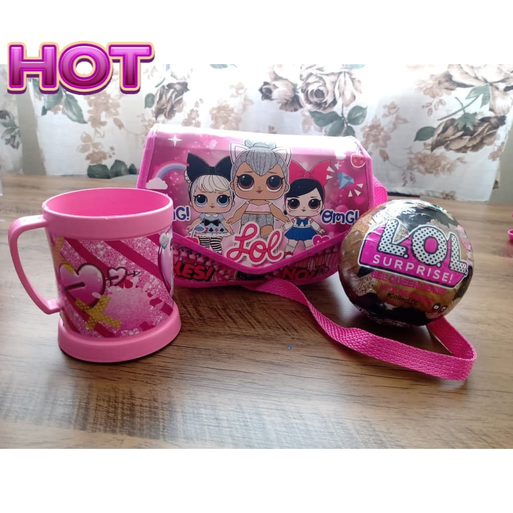 LOL pack + cup + surprise ball presente de aniversário de férias para crianças presente