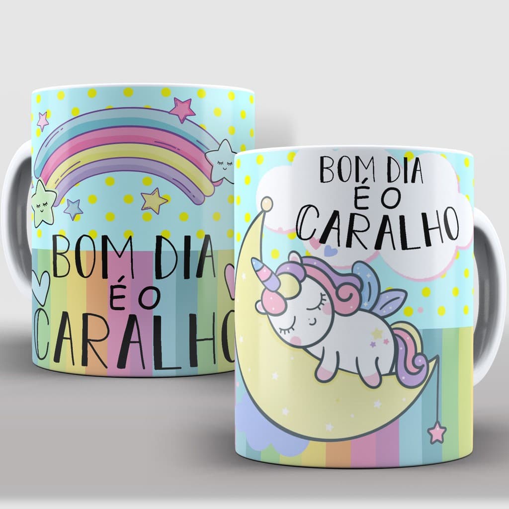 Caneca Personalizada: Bom dia é o Caralho