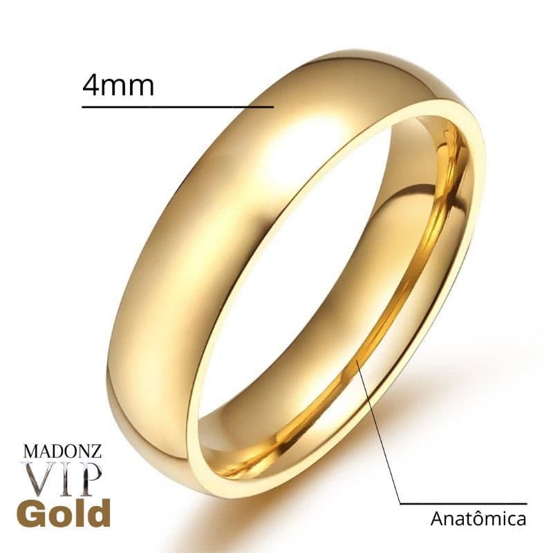 Aliança Avulsa De Casamento Noivado Tradicional De Luxo Melhor Qualidade - 4 - 6 - mm