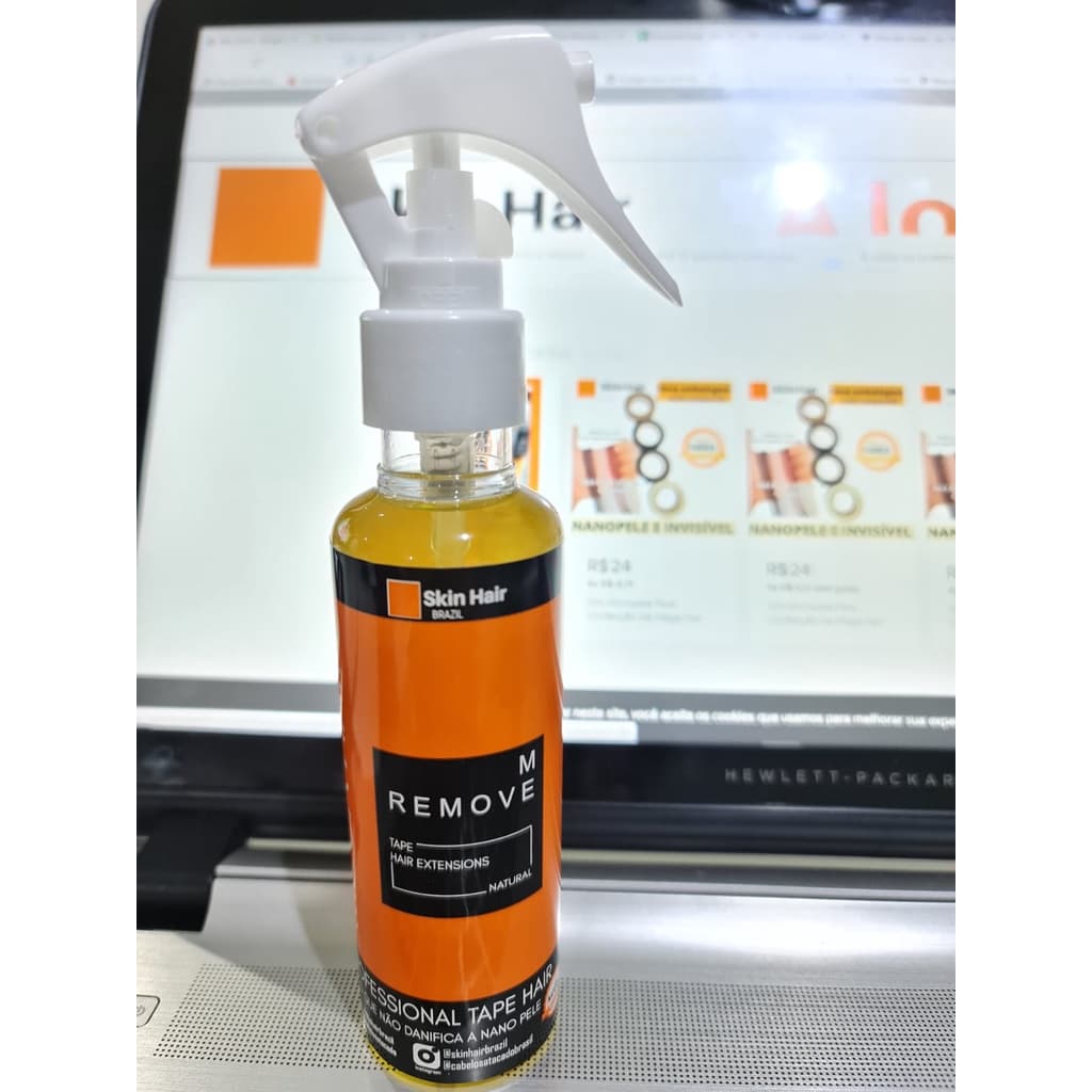 Removedor Mega Hair adesivo Nanopele e Invisivel SkinHairBrazil