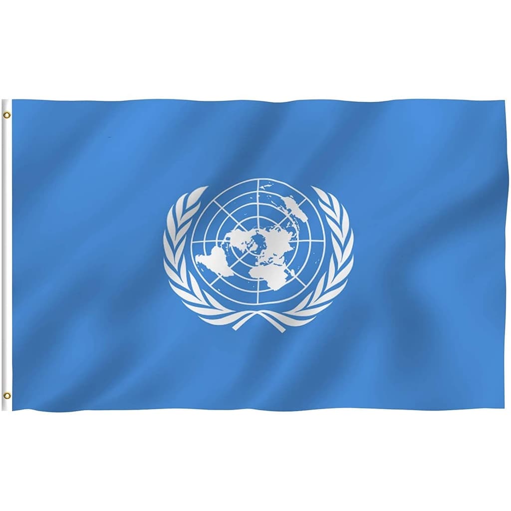 Bandeira Das Nações Unidas Anley 90x150cm
