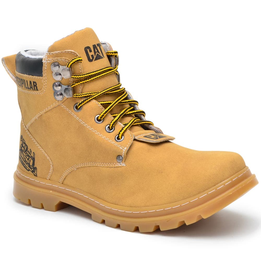 bota botina coturno caterpillar sintetico promocao oferta cat
