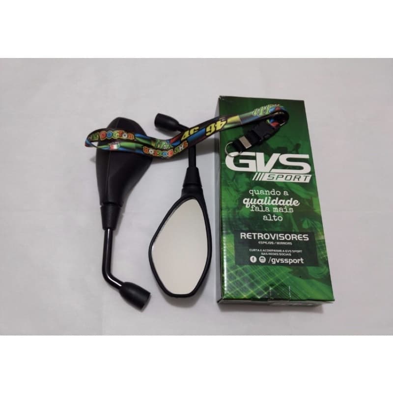 Retrovisor Bmw F800 Gvs Lente Comum Fixo Fan 160 Par