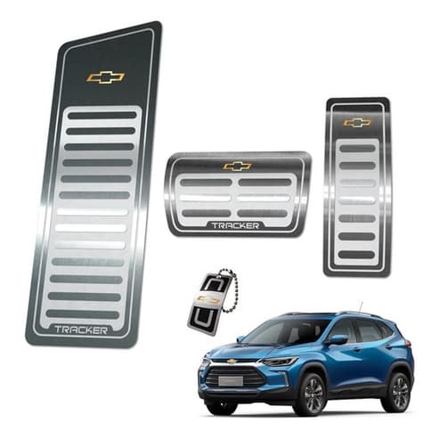 Pedaleiras Novo Tracker 2020 Com Descanso De Pé Inox