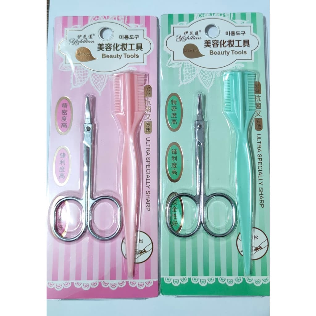 Kit Design Sobrancelhas Profissional Pente Tesoura