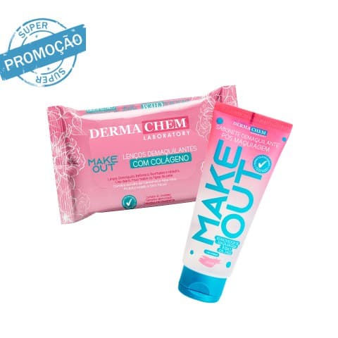 Kit Lenço e Sabonete Demaquilante Make Out - Dermachem
