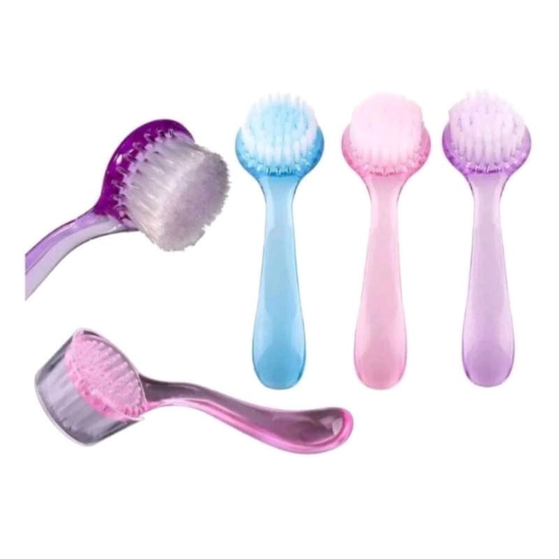 Escova unhas escovinhas acrílicas para limpeza de unhas higiene multiuso